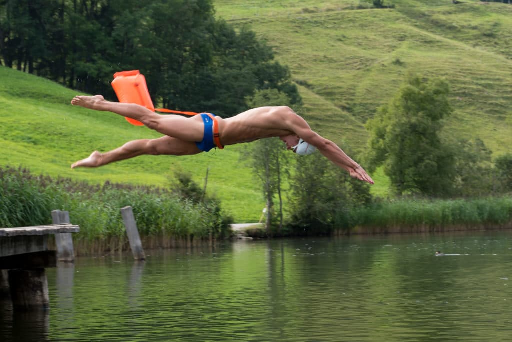 Bouée de natation Orange M