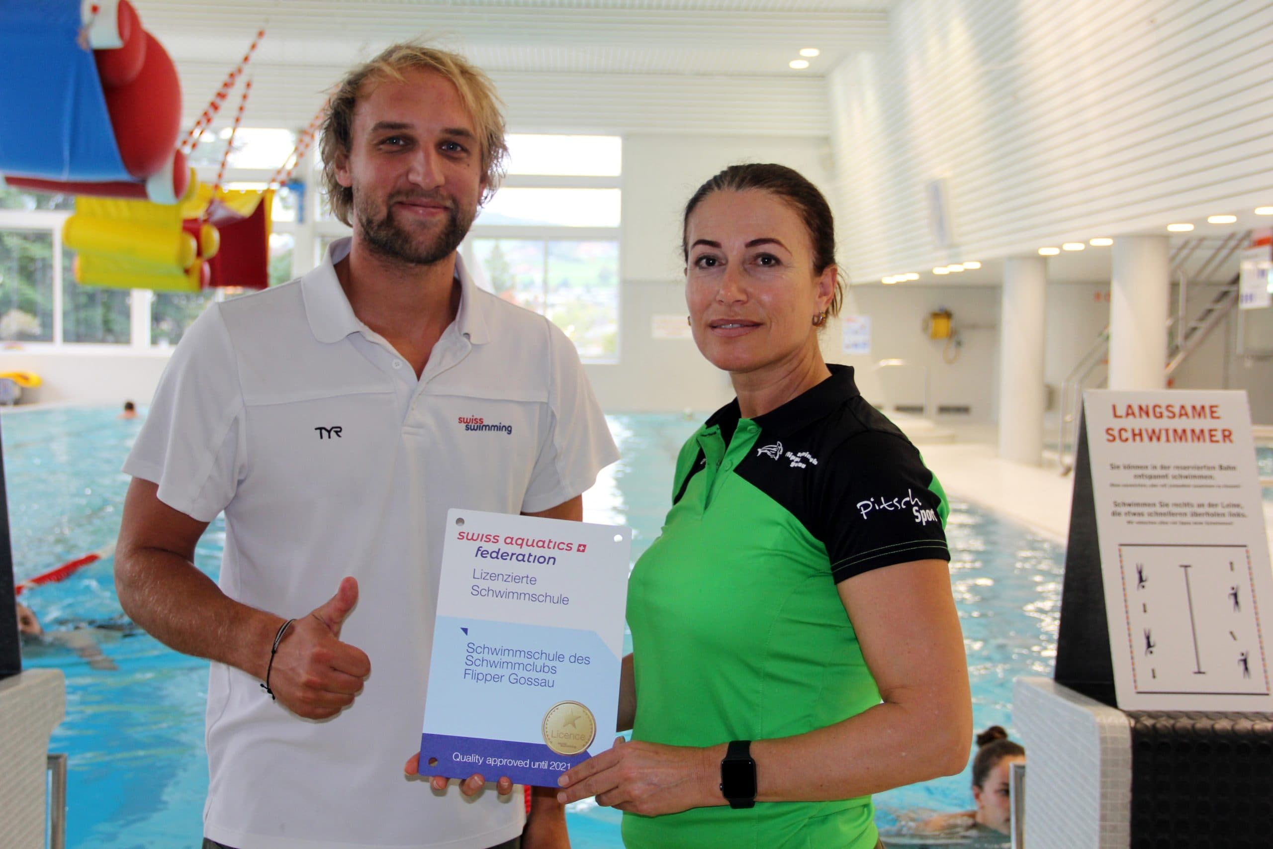 Schwimmschule des Schwimmclubs Flipper Gossau (depuis 2015)
