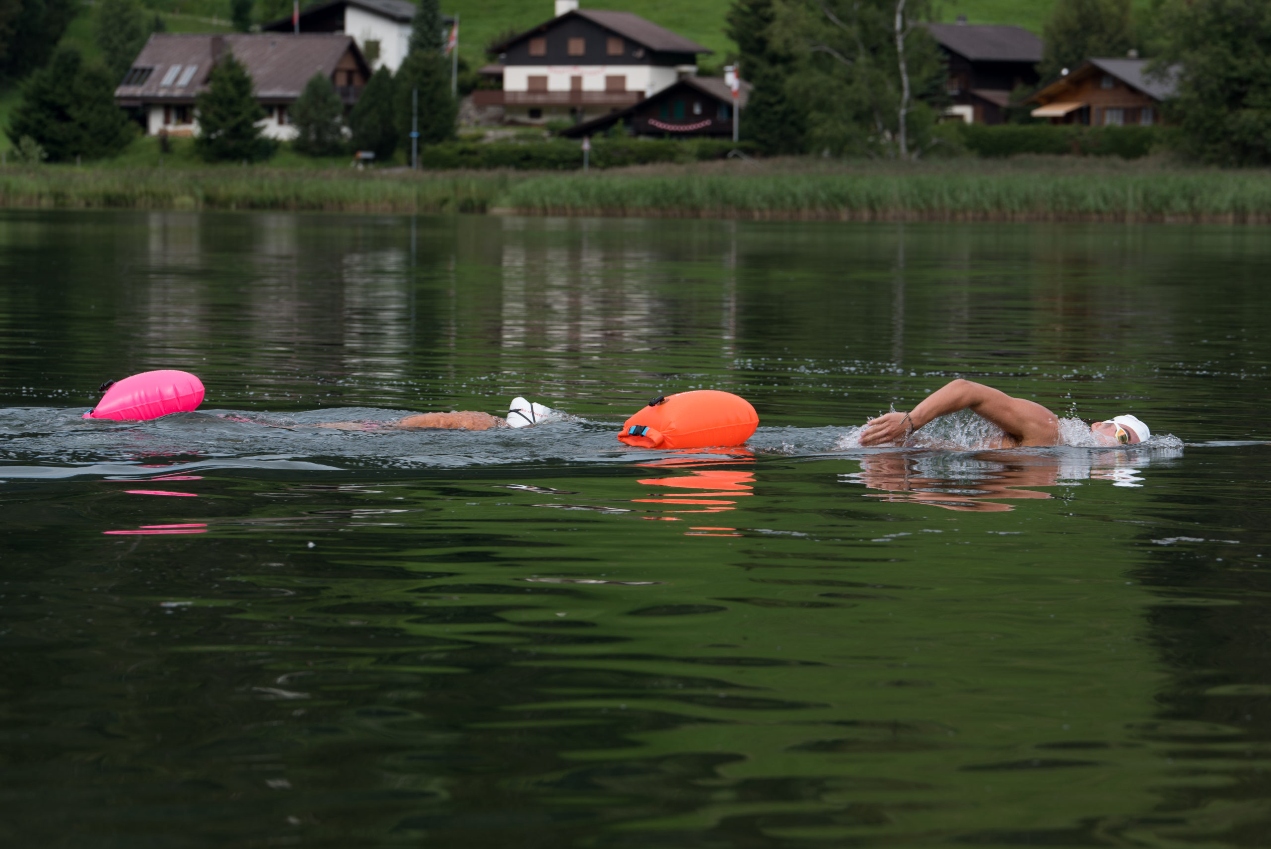 Bouée de natation Orange M - Swiss Aquatics