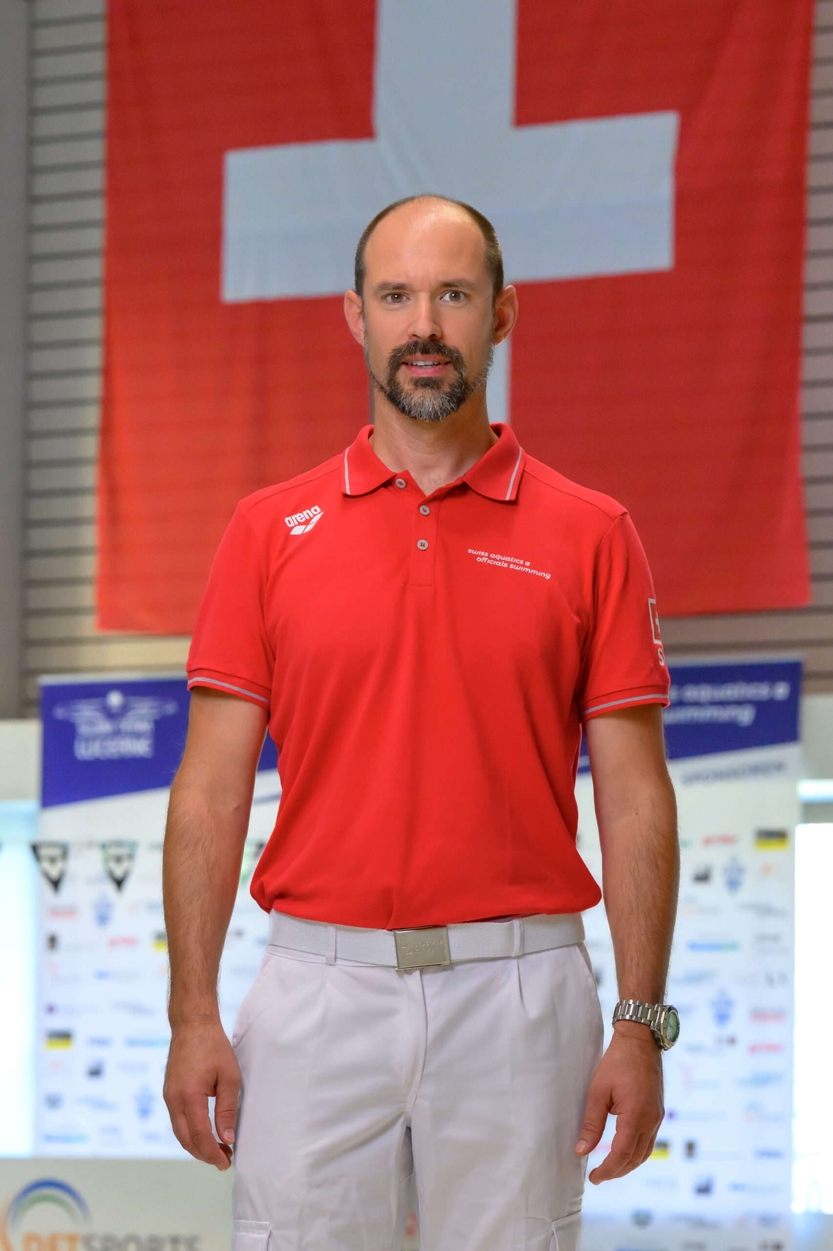 Juge Arbitre Swimming Polo - rouge
